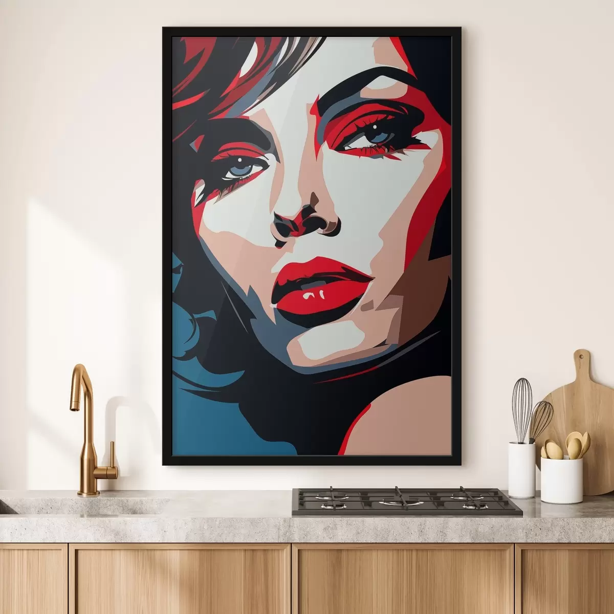 Plakat Tüdruk ilusates värvides f45288