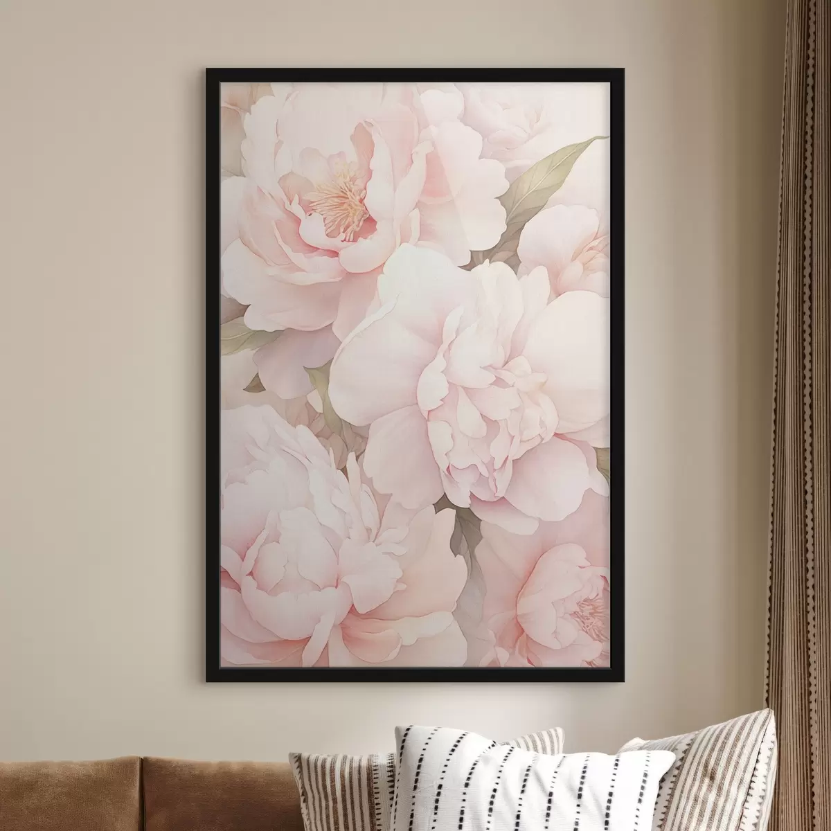 Plakat Erinevate värvidega pojengid f45294