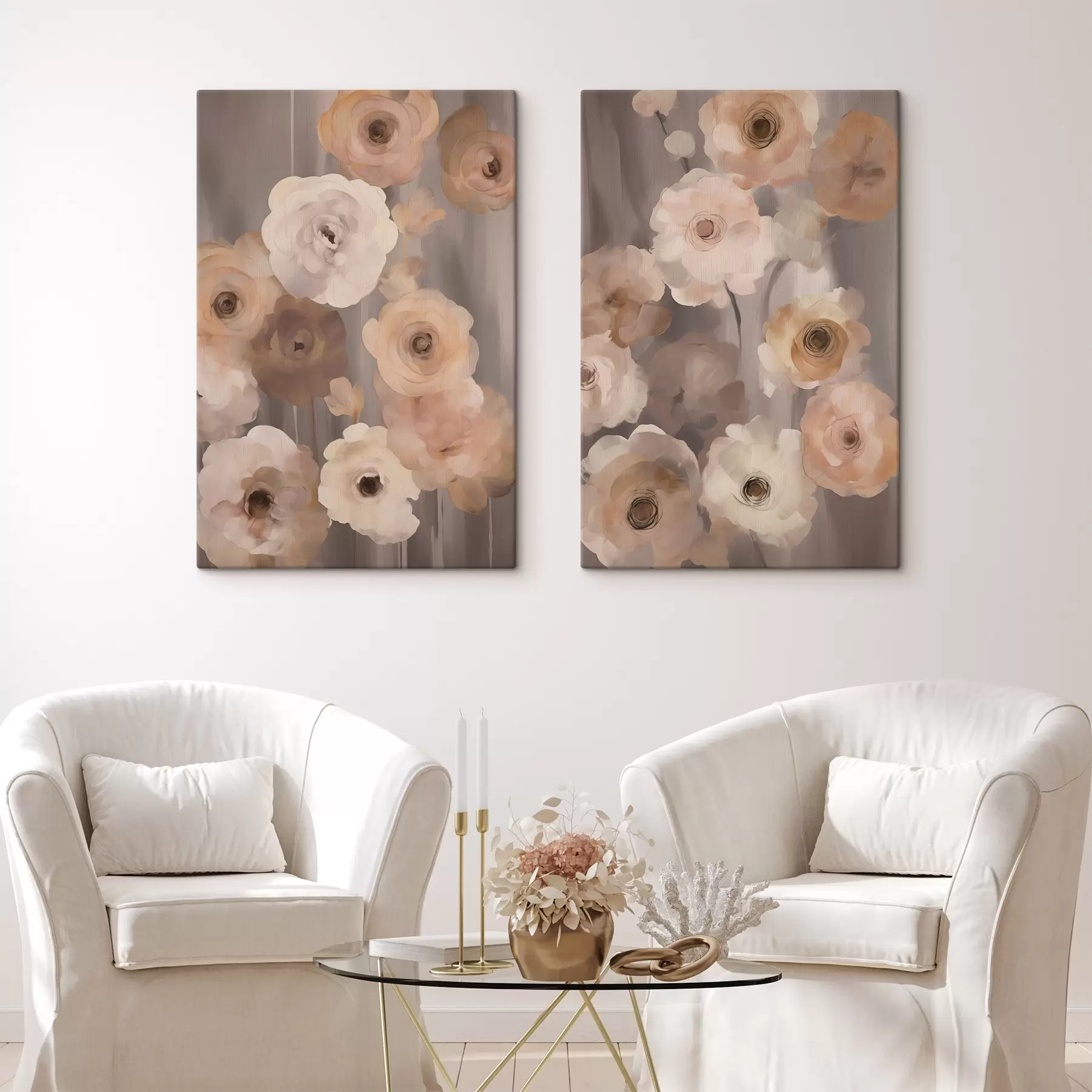 Pilt Abstraktsed lilled m00542