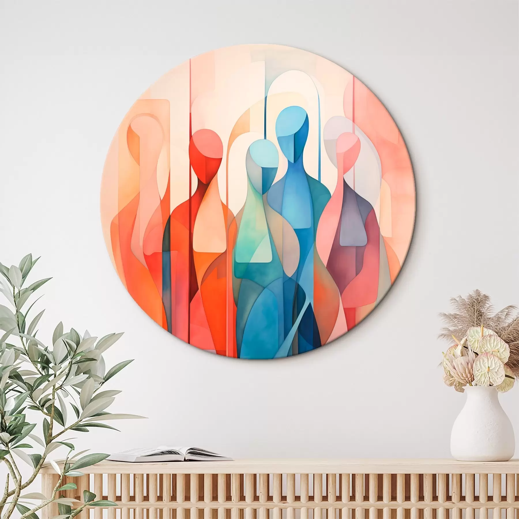 Pilt Abstraktsed siluetid r45237