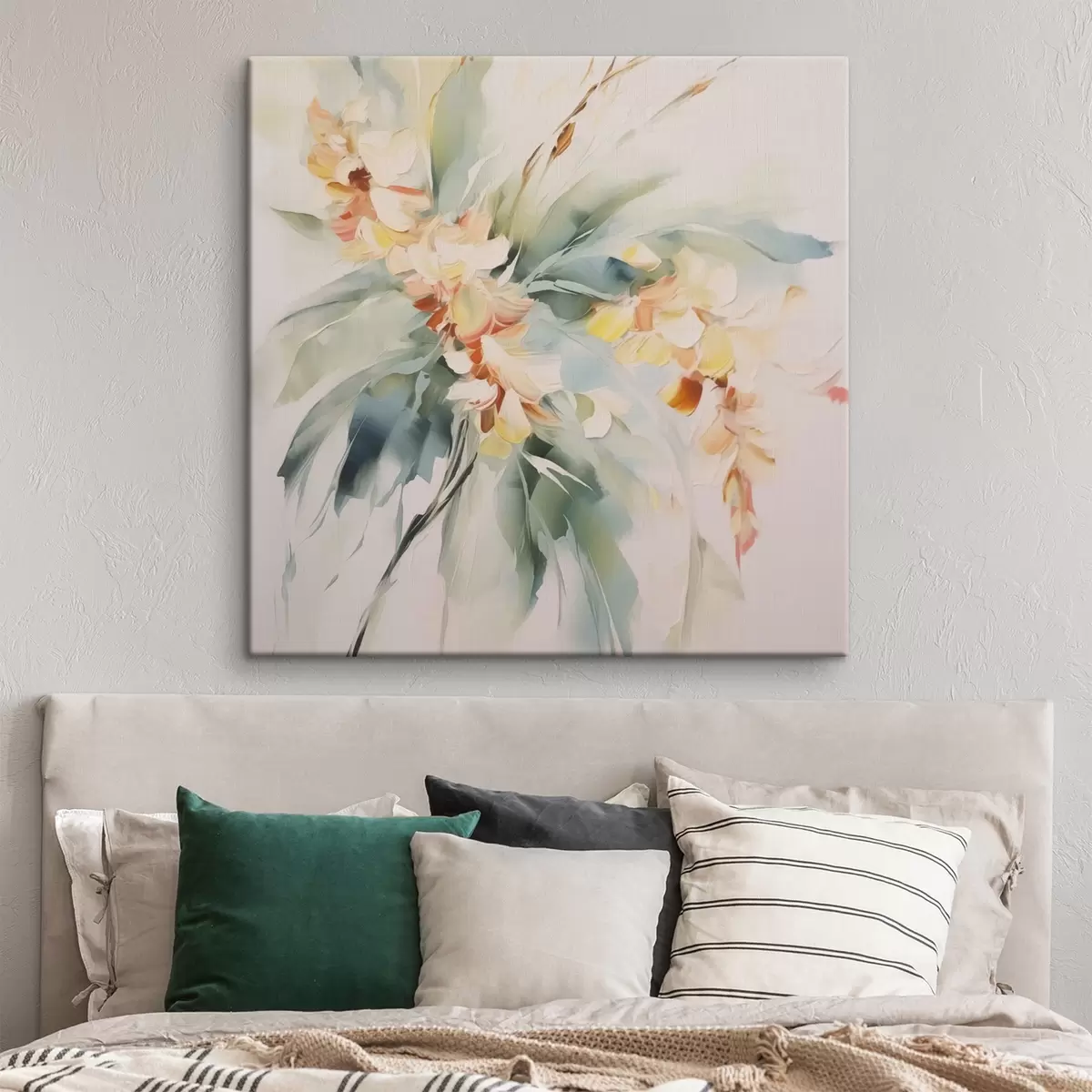 Pilt Abstraktsed lilled lehestikus s45305