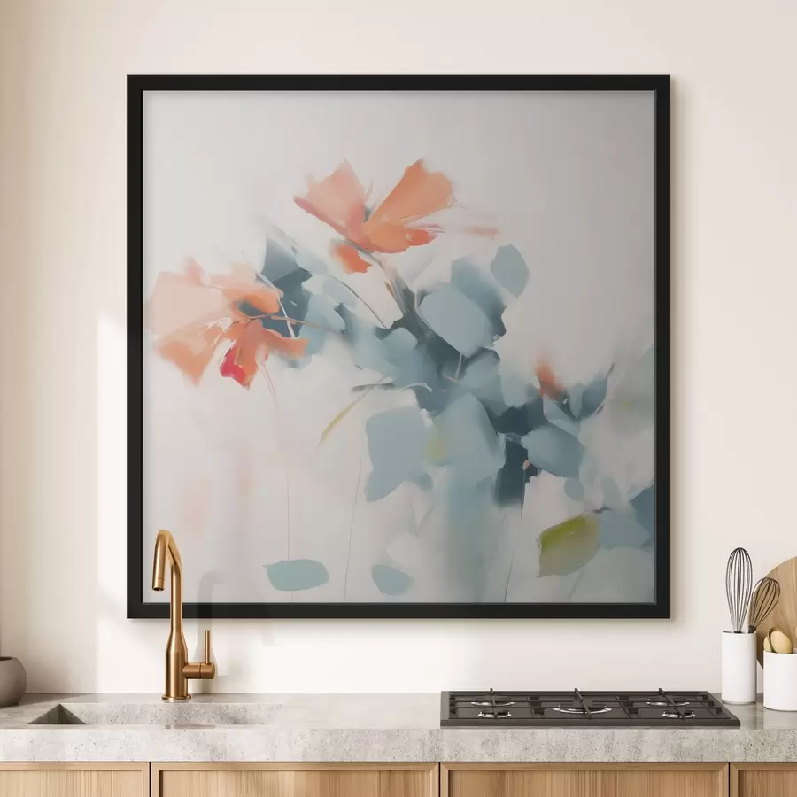 Fototapeedid Abstraktne lillede imitatsioonimaal f45303