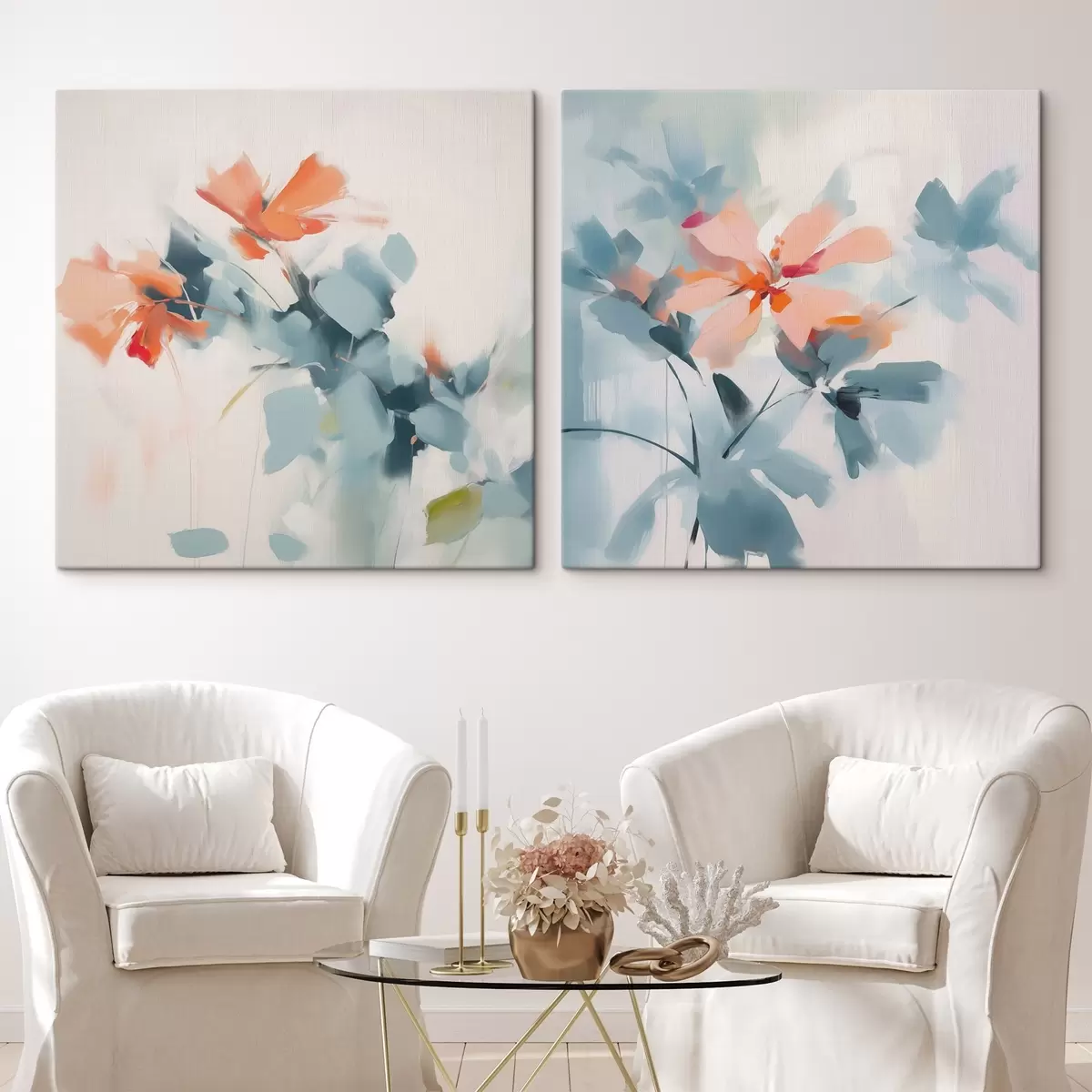 Pilt Abstraktne lillede imitatsioonimaal m00564