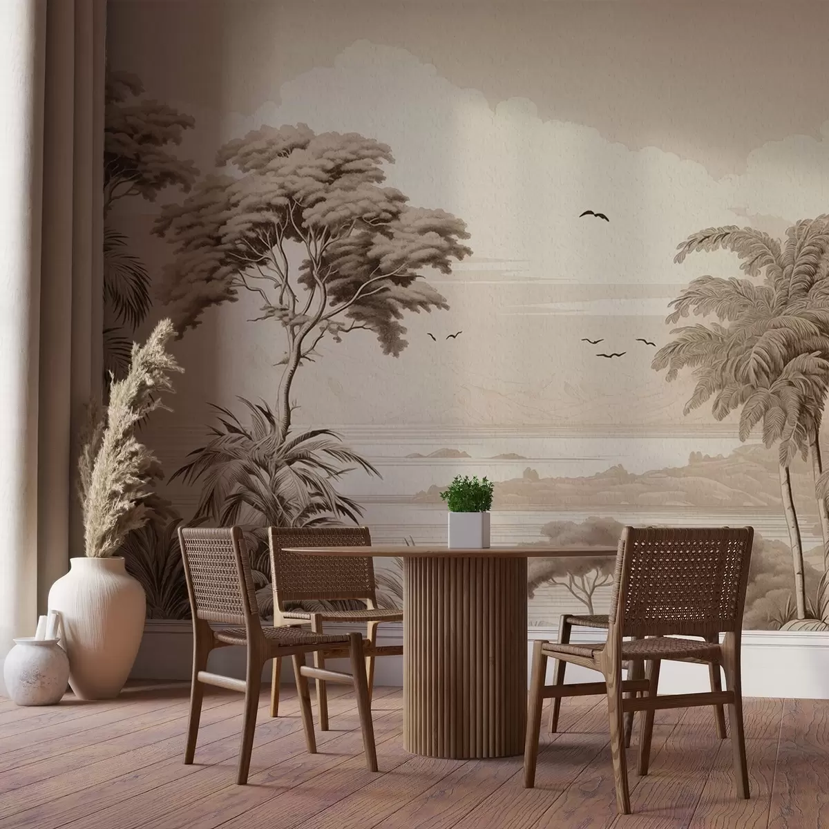 Fototapeedid Puud horisondil w04363