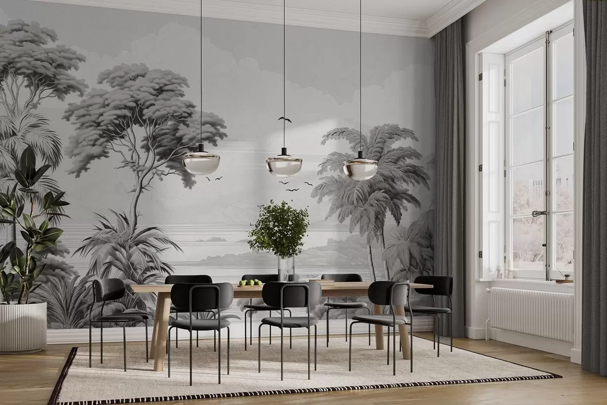 Fototapeedid Puud horisondil w04363v1