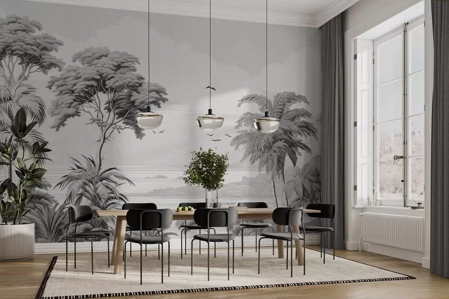 Fototapeedid Puud horisondil w04363v1