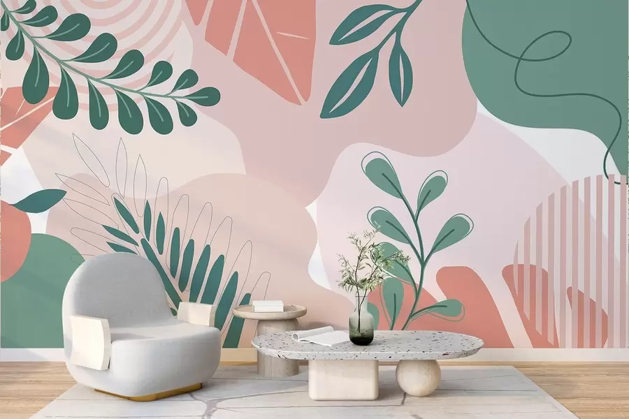 Fototapeedid Abstraktsioon, lehed w04366