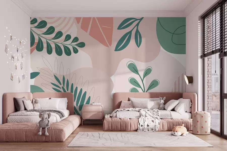 Fototapeedid Abstraktsioon, lehed w04366