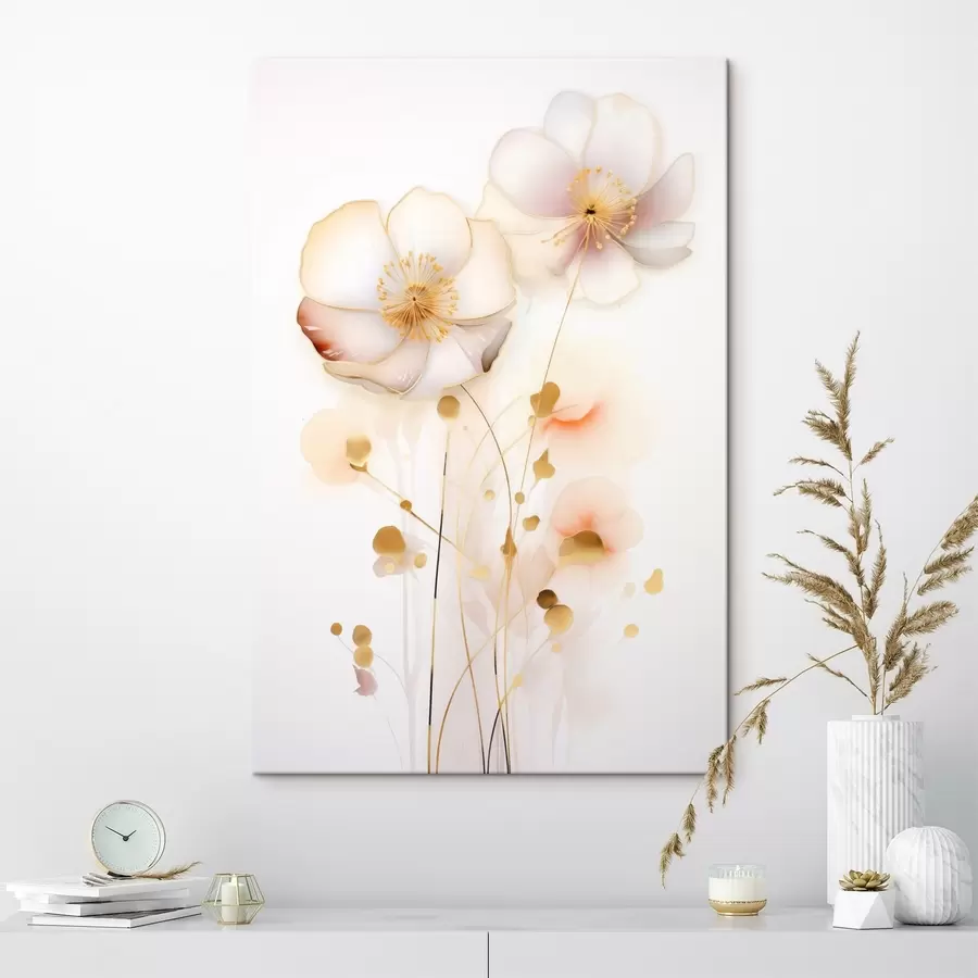 Pilt Roosad lilled kerges stiilis s45259