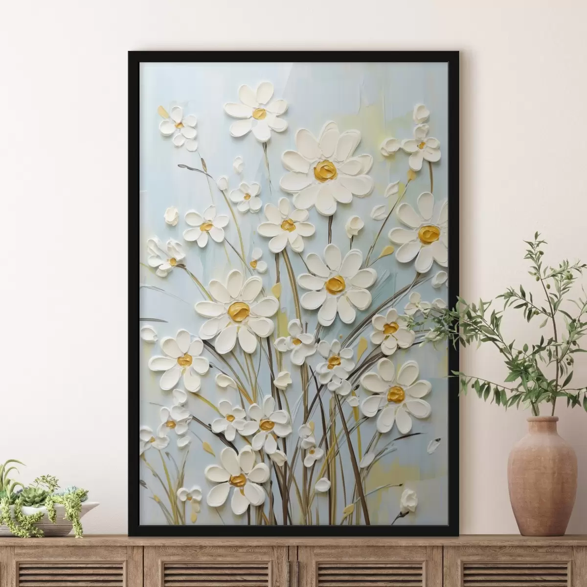 Plakat Tekstuursed marekad: ekspressiivsete pintslitõmmetega impastokunst f45266