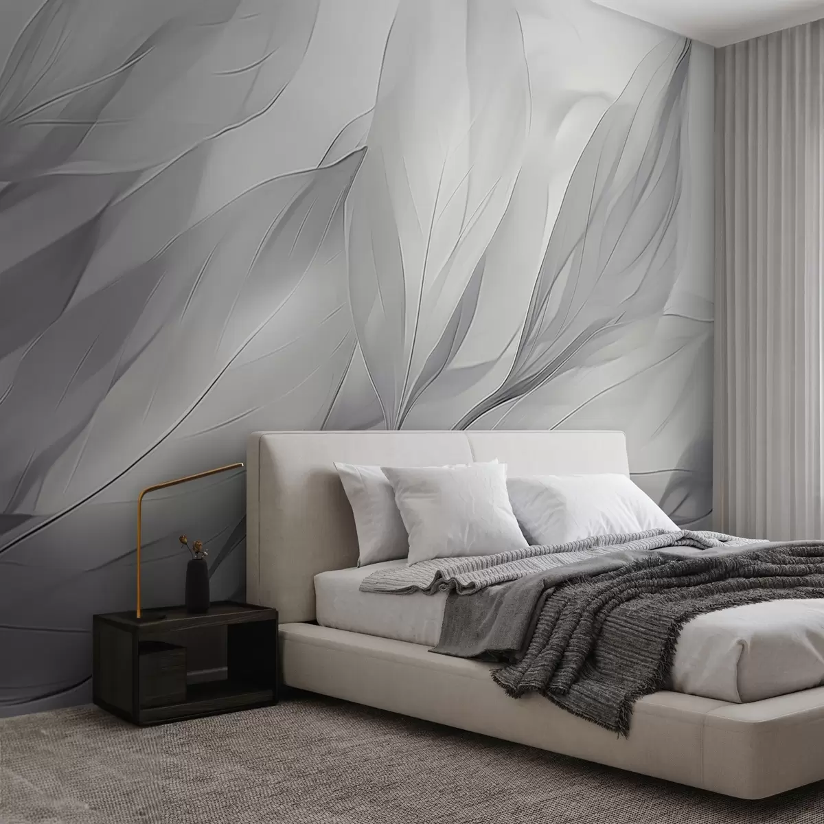 Fototapeedid Läbipaistvad lehed w04376