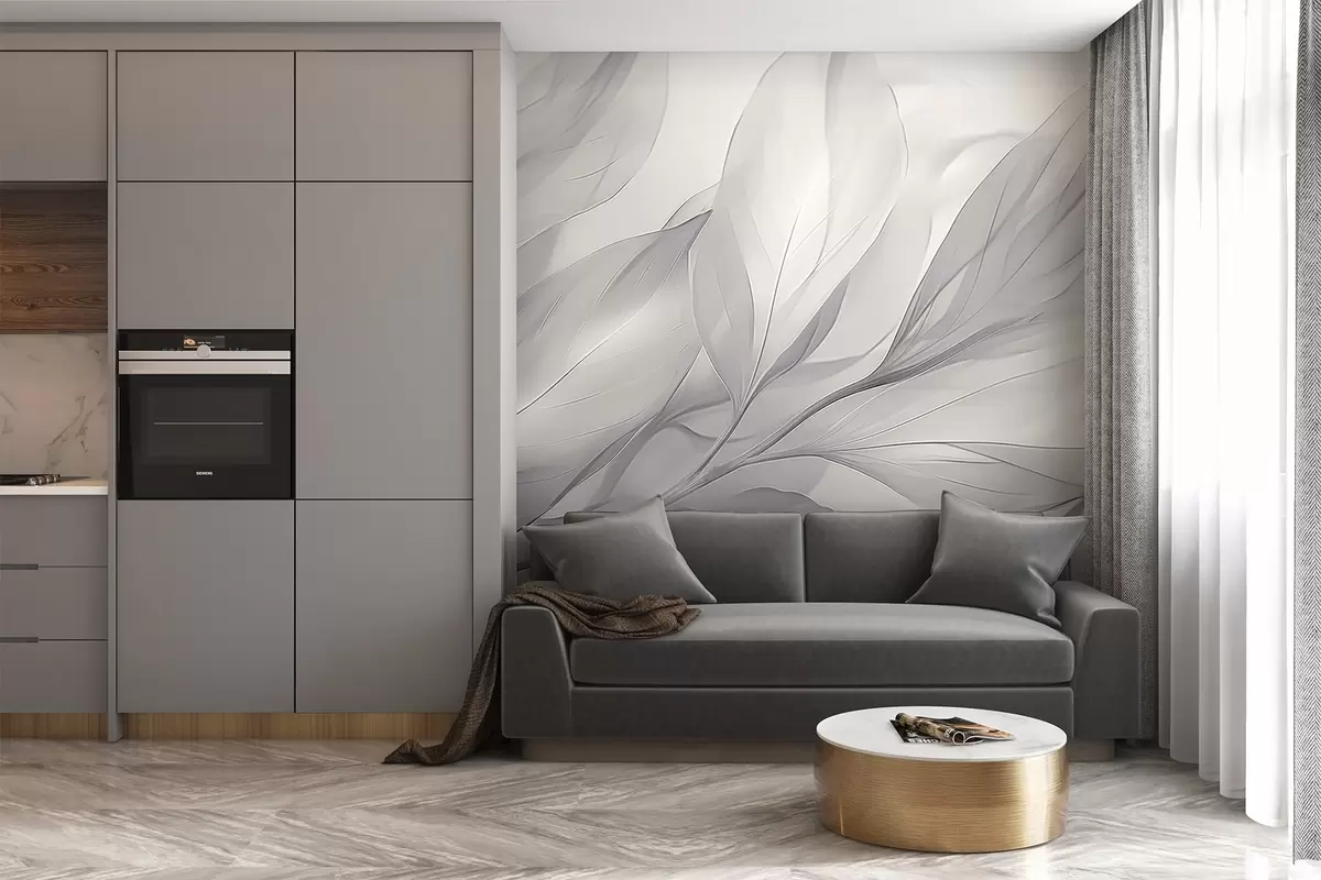 Fototapeedid Läbipaistvad lehed w04376