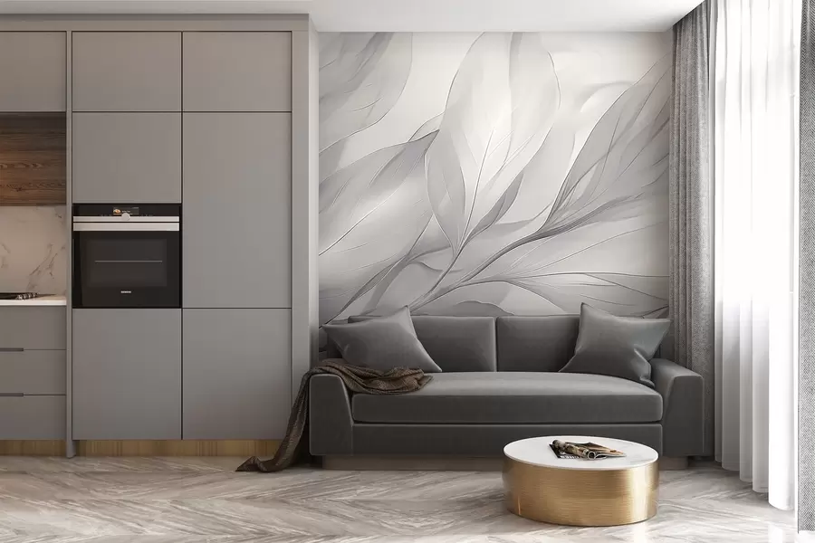 Fototapeedid Läbipaistvad lehed w04376