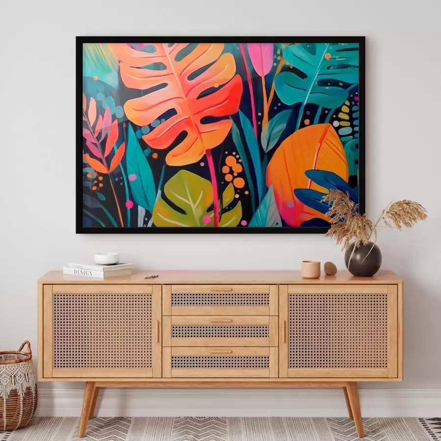 Fototapeedid Troopilised lehed f45308