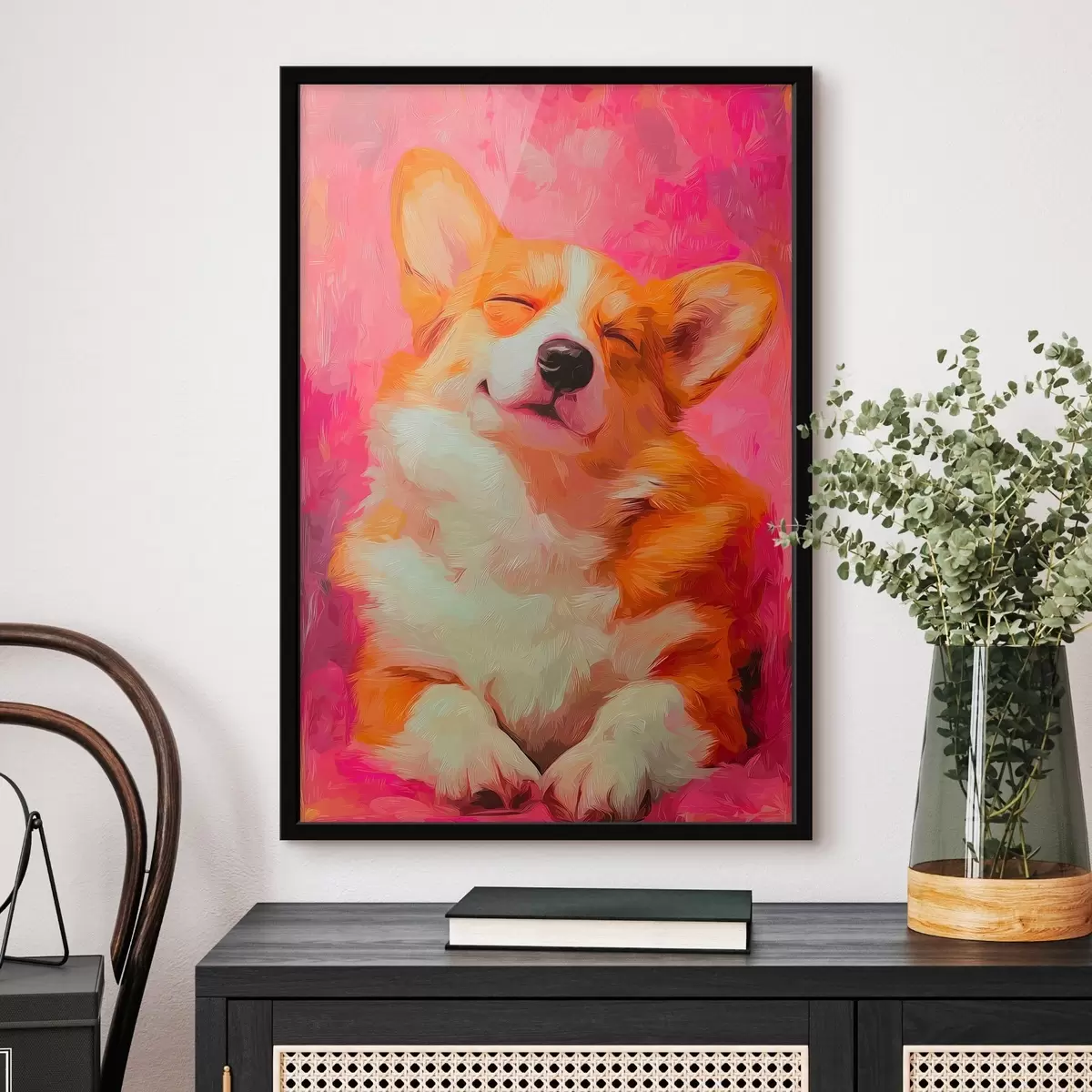Plakat Corgi koer f45312