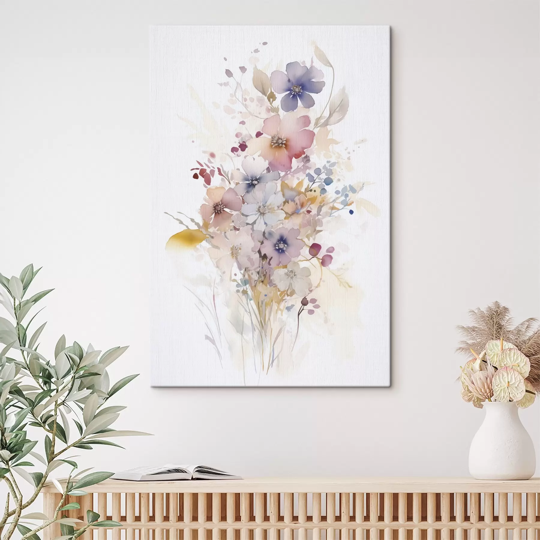 Pilt Lilled imitatsioon akvarell s45353