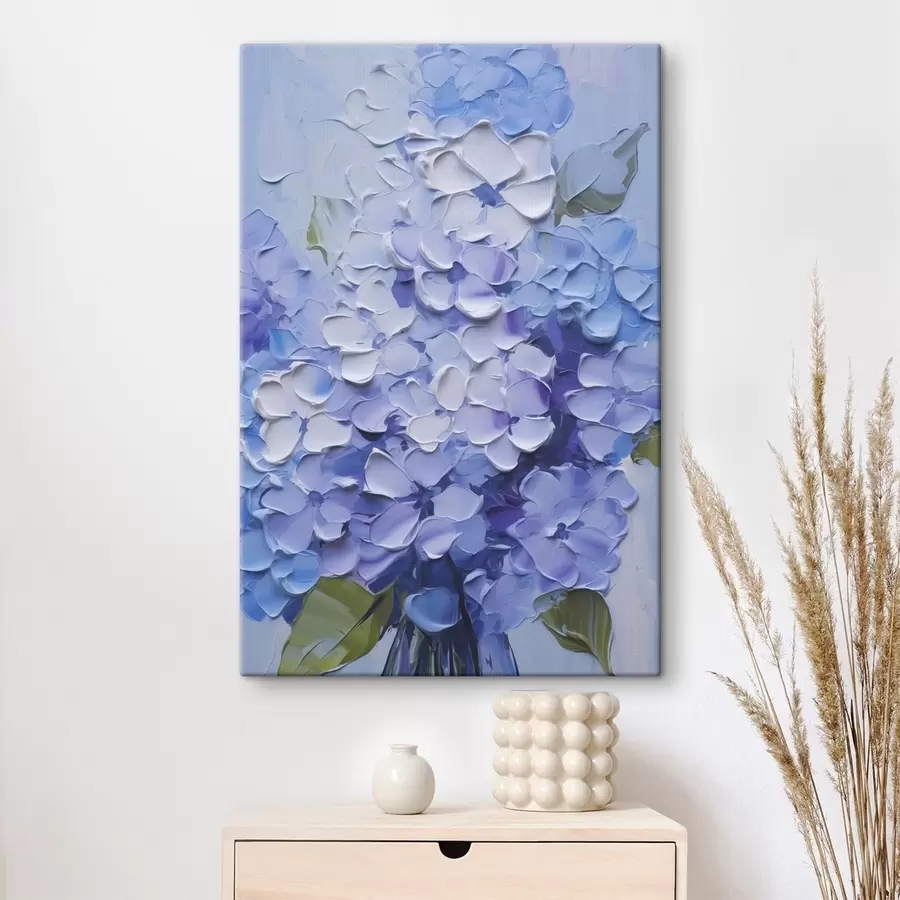 Pilt Kimp hortensiat jäljendav maal s45356