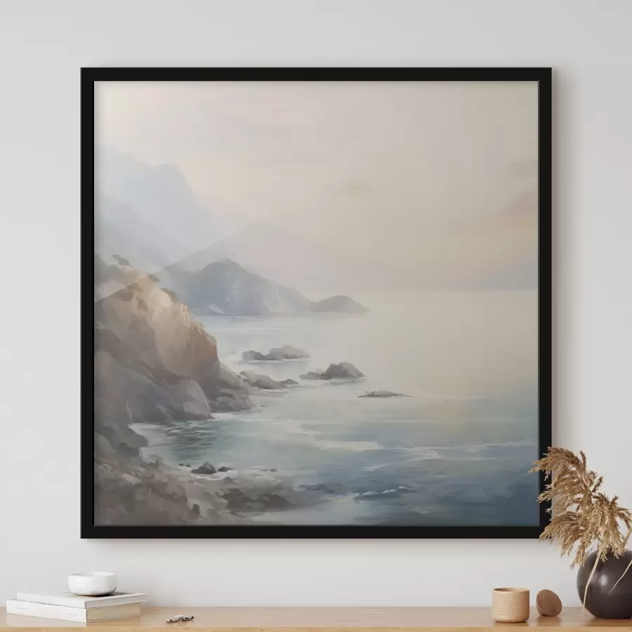 Fototapeedid Järv kaljude lähedal f45351