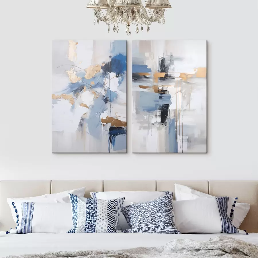 Pilt Kaasaegne abstraktsiooni imitatsioon maali m00588