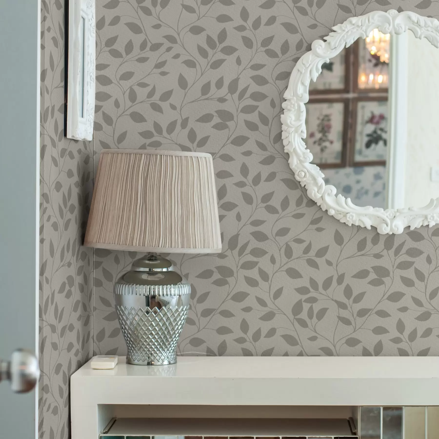 Fototapeedid Ühevärvilised viinapuud peene tekstuuriga lõuendil a00386