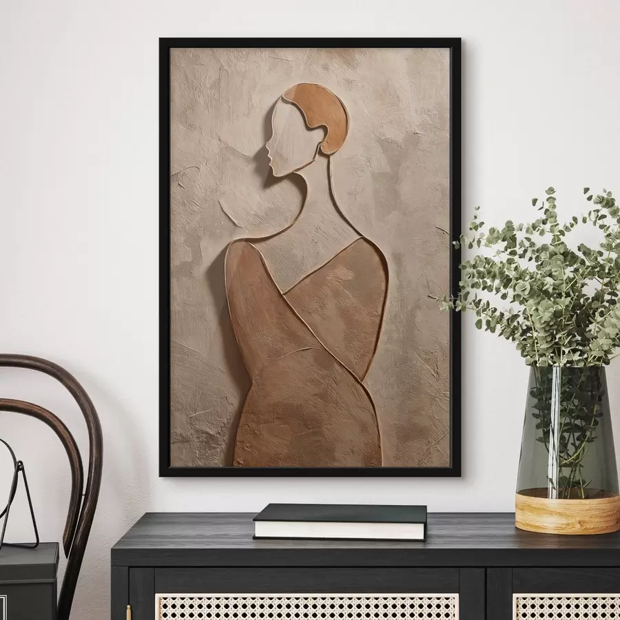 Fototapeedid Abstraktne naise nägu f45396