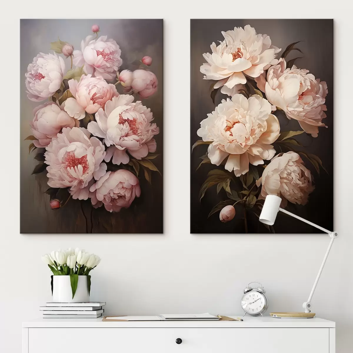 Pilt Õrnad pojengid m00598