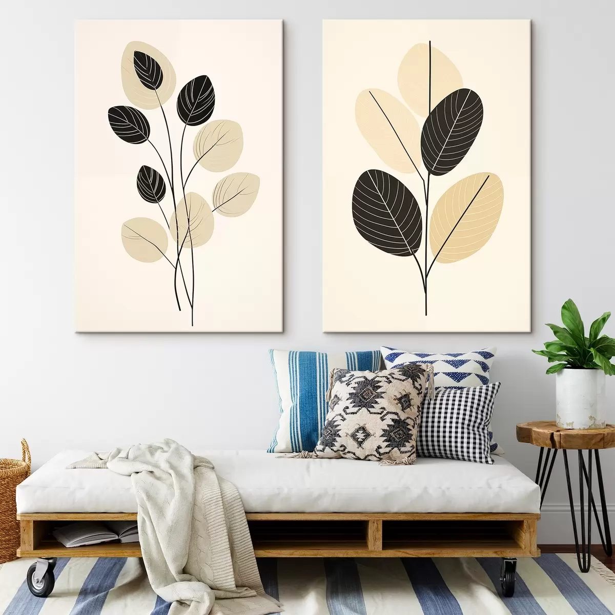 Pilt Abstraktsed lainelised jooned koos mahulise tekstuuri ja sujuvate kõverustega m00599