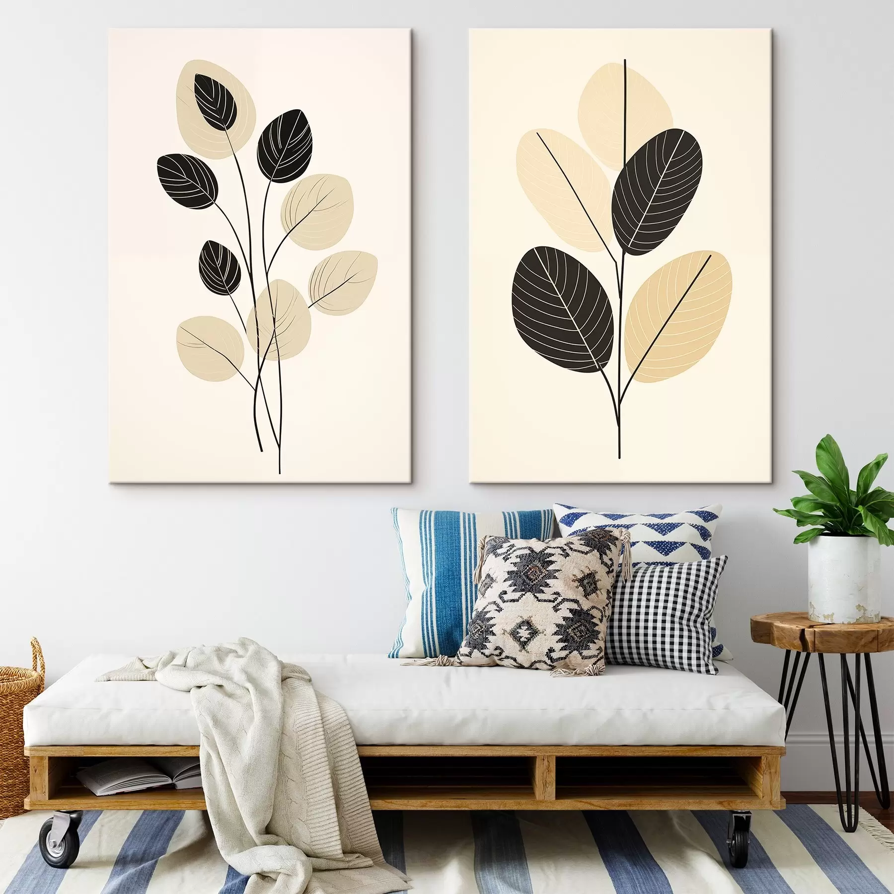 Pilt Abstraktsed lainelised jooned koos mahulise tekstuuri ja sujuvate kõverustega m00599