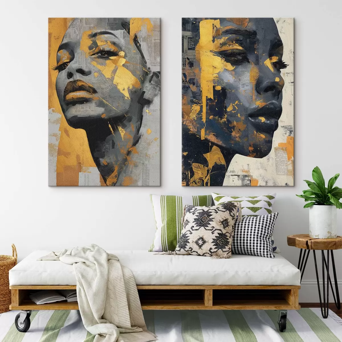 Pilt Abstraktne naise nägu m00603