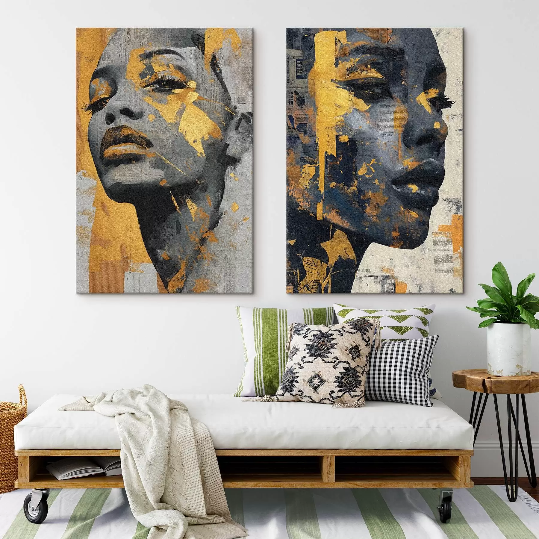 Pilt Abstraktne naise nägu m00603