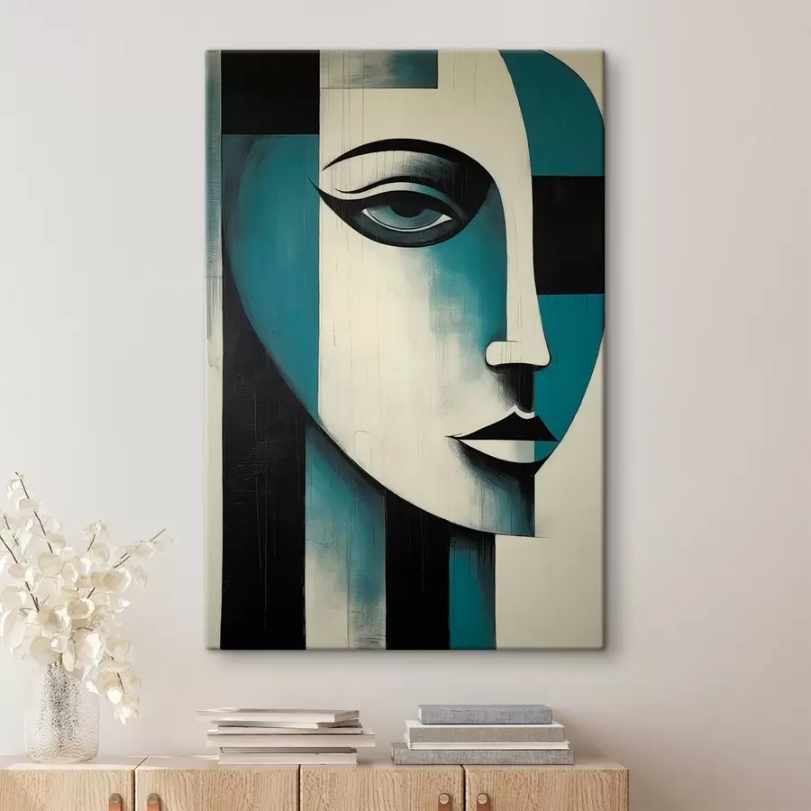 Pilt Abstraktne naiste portree s45436