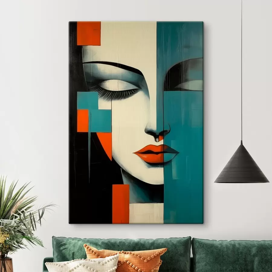 Pilt Abstraktne naiste portree s45438