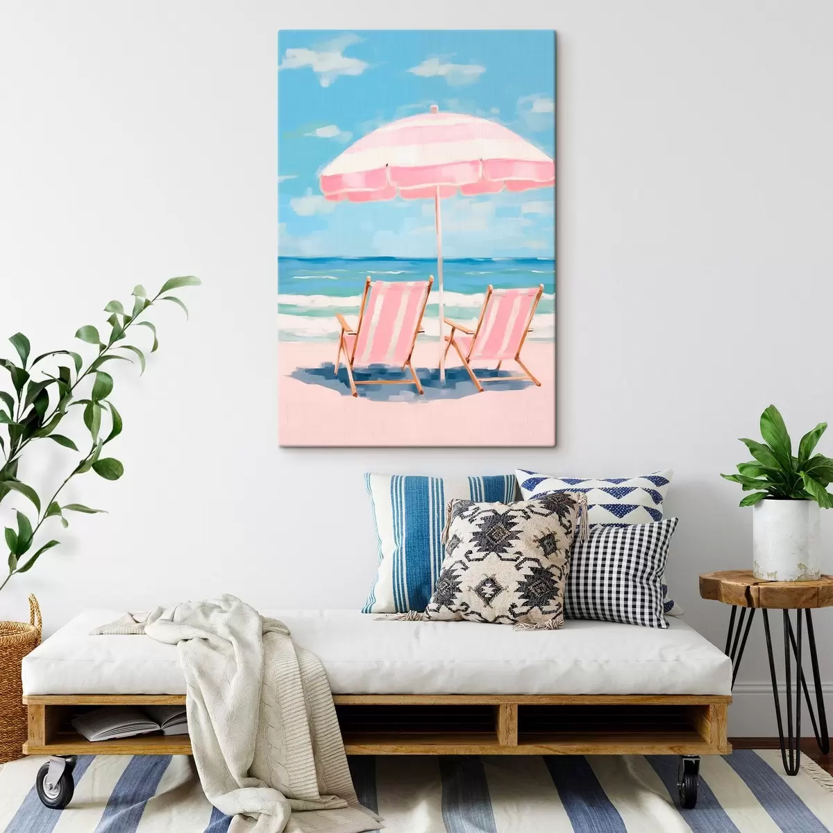 Pilt Rannavari ja lamamistoolid rannikul s45442