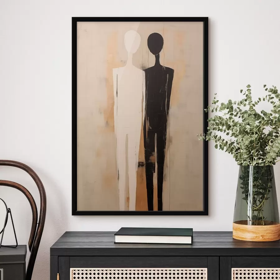 Fototapeedid Kahe figuuri siluett f45430