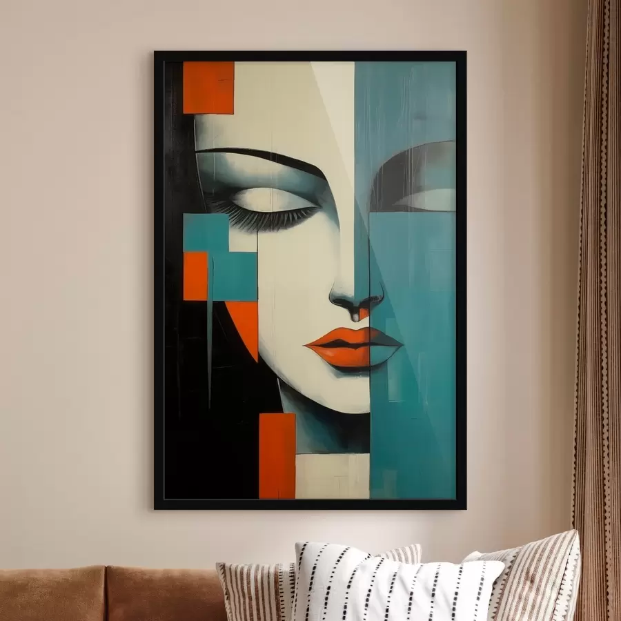 Fototapeedid Abstraktne naiste portree f45438