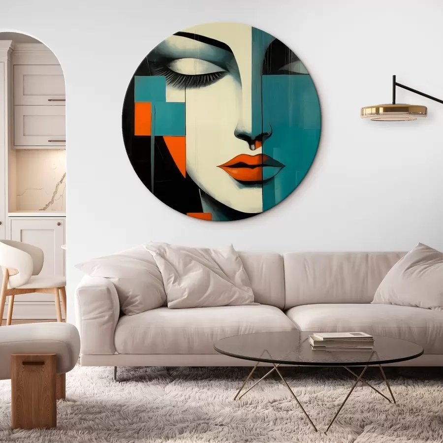 Pilt Abstraktne naiste portree r45438