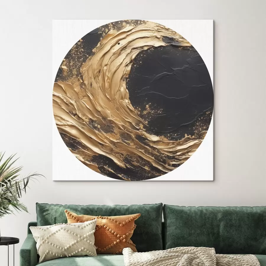 Pilt Abstraktne laine oranžides toonides r45441