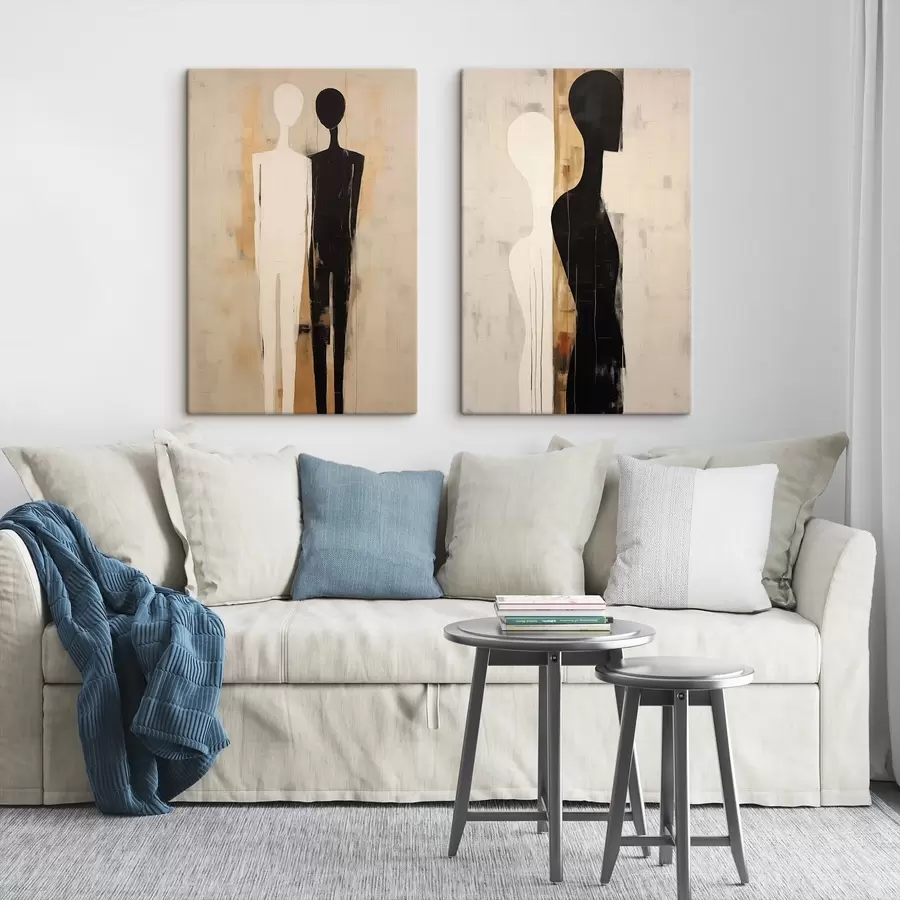 Pilt Kahe figuuri siluetid m00620