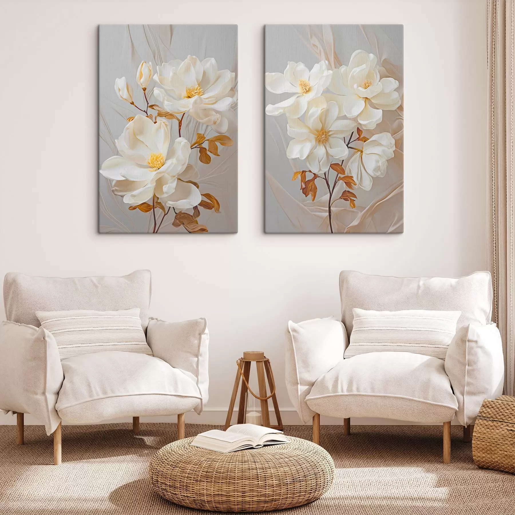 Pilt Õrnad abstraktsed lilled m00611