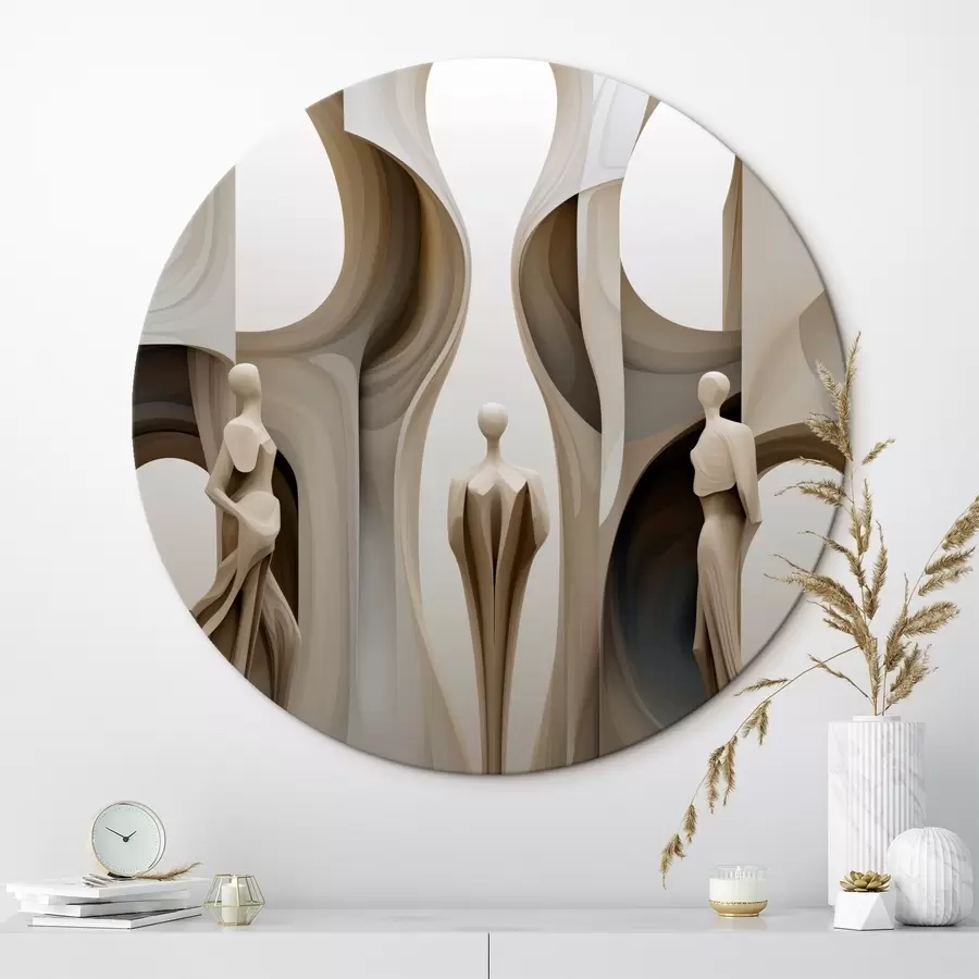 Pilt Abstraktsioon koos siluettidega r45371