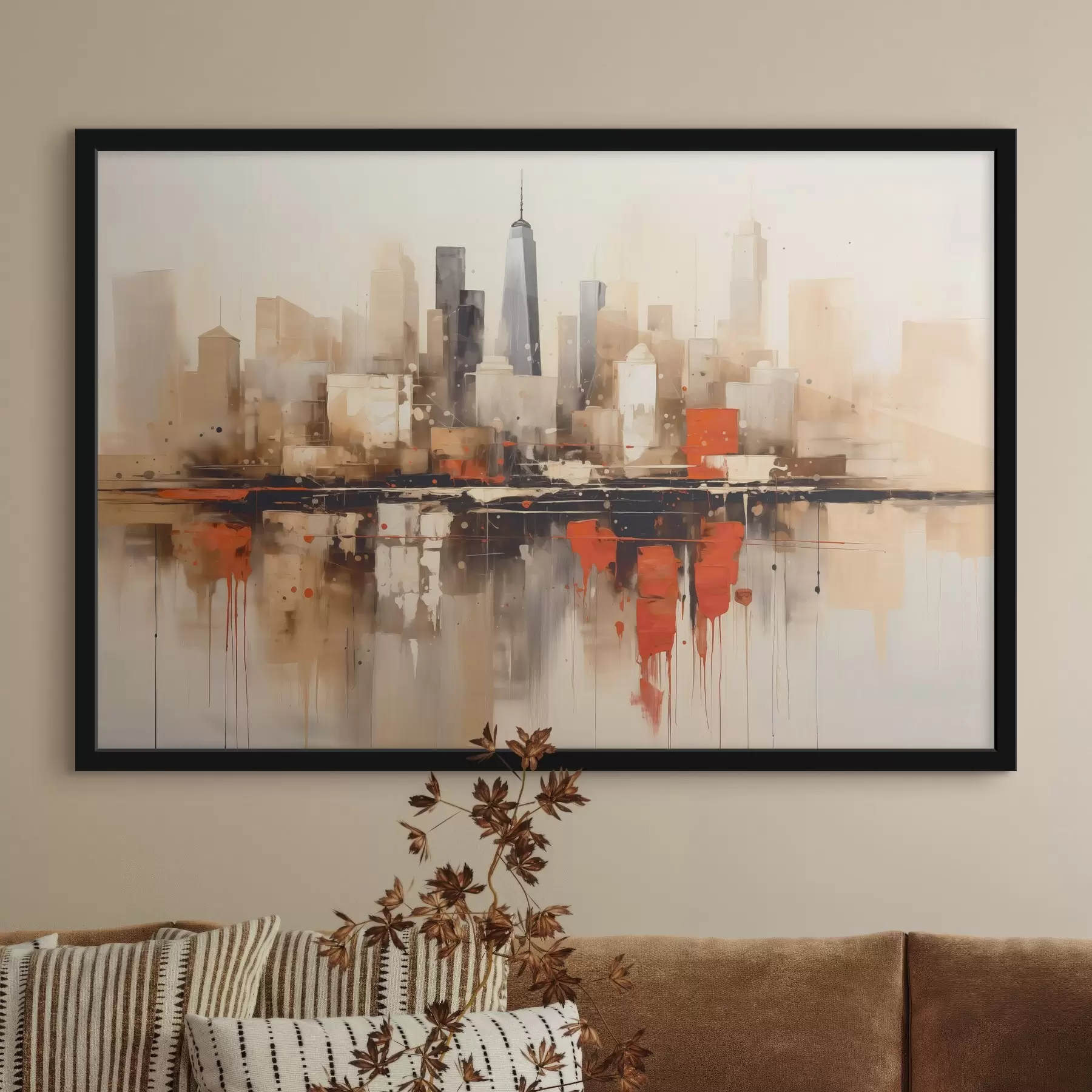 Fototapeedid Abstraktne linnapilt f45368