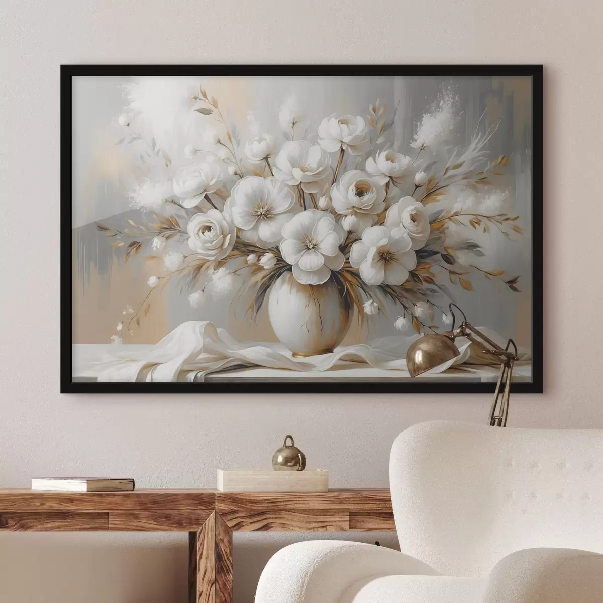 Plakat Õrn lillekimp vaasis f45375