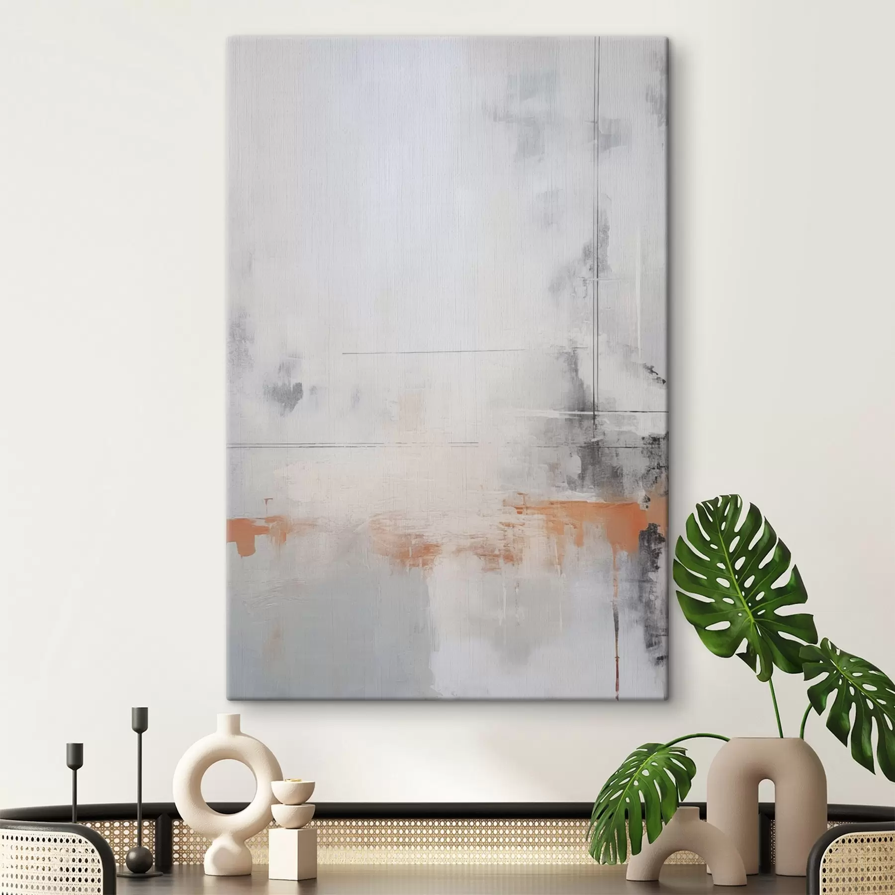 Pilt Kaasaegne abstraktsioon koos kulunud tekstuuri imitatsiooniga s45451