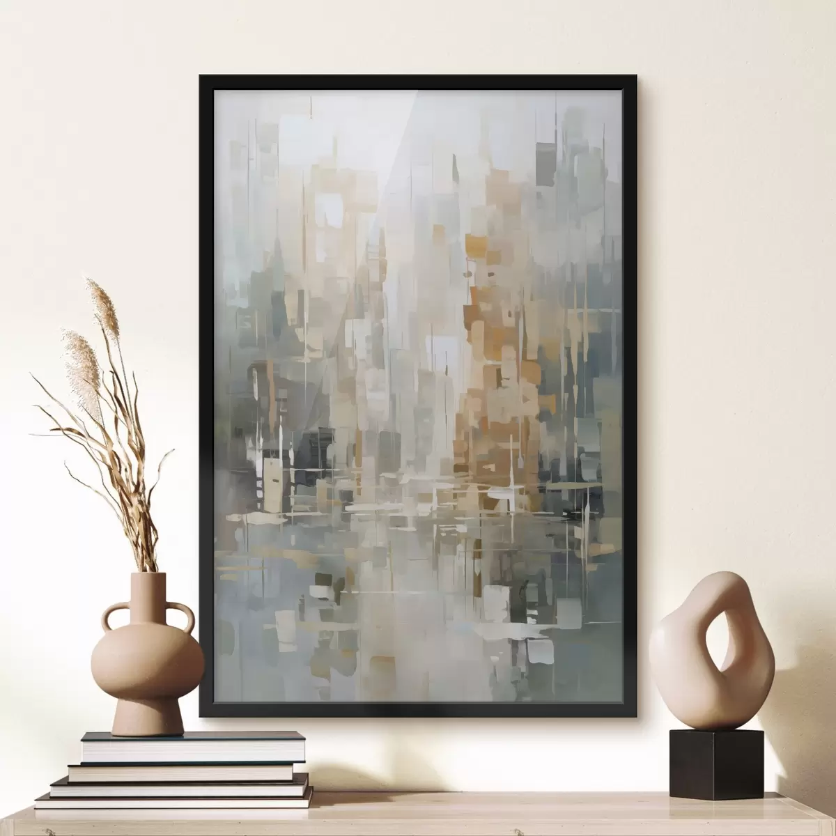 Plakat Abstraktsiooni imitatsioon maali f45456