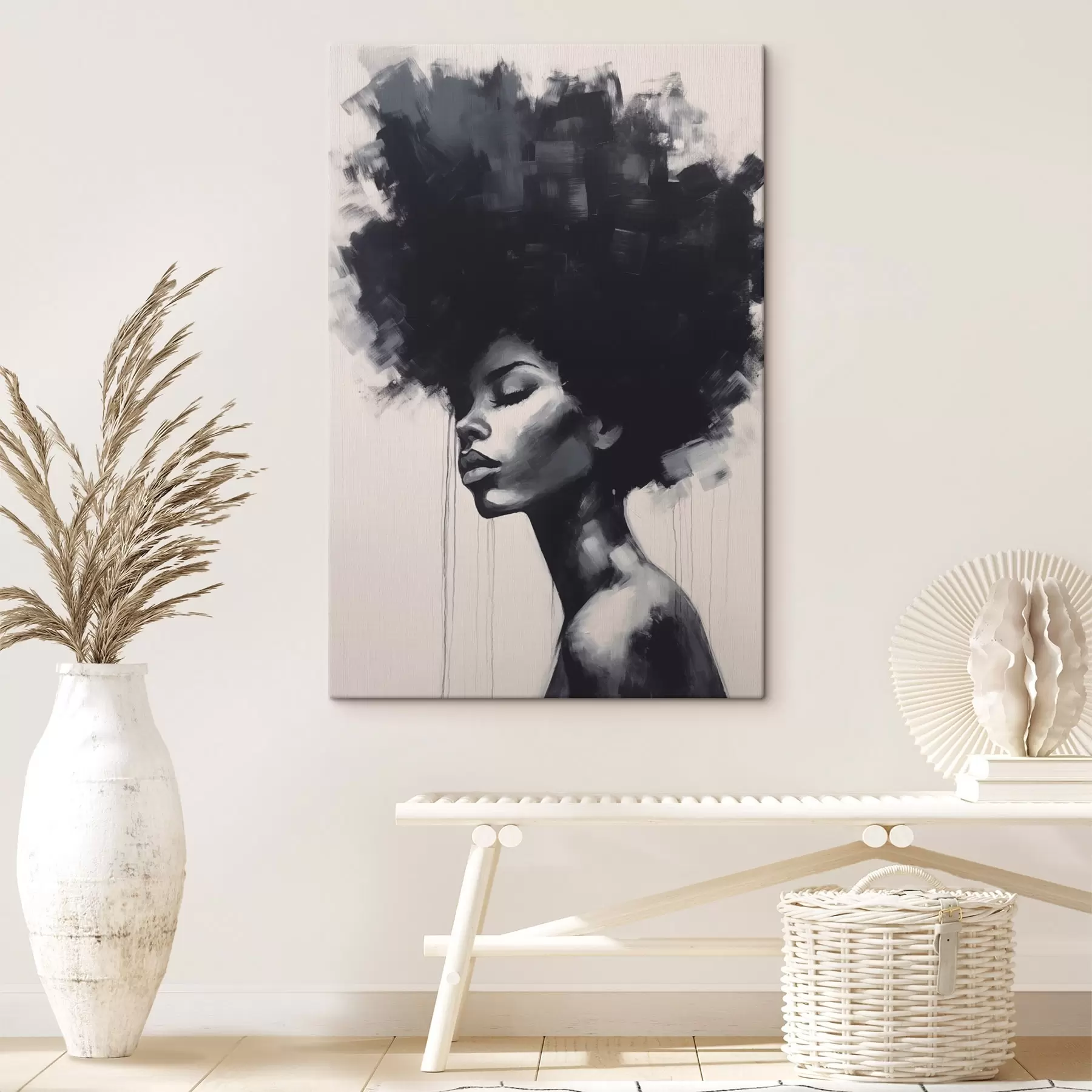 Pilt Abstraktne naiste portree s45464