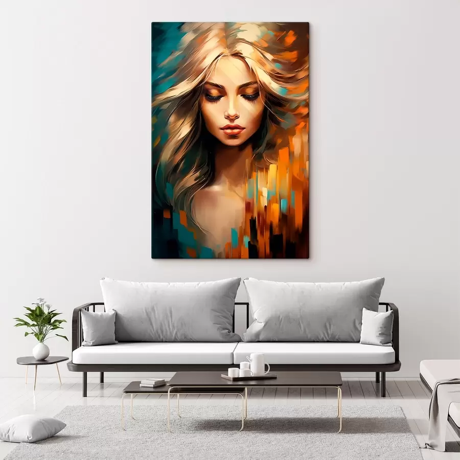 Pilt Abstraktne naiste portree s45469