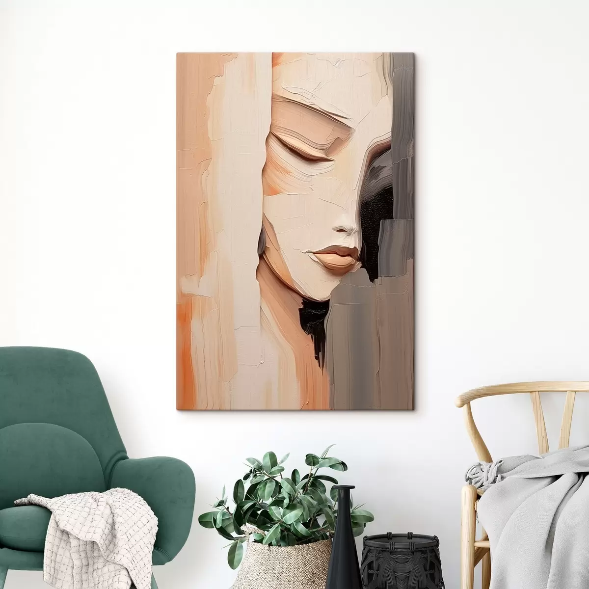 Pilt Abstraktne naiste portree s45478