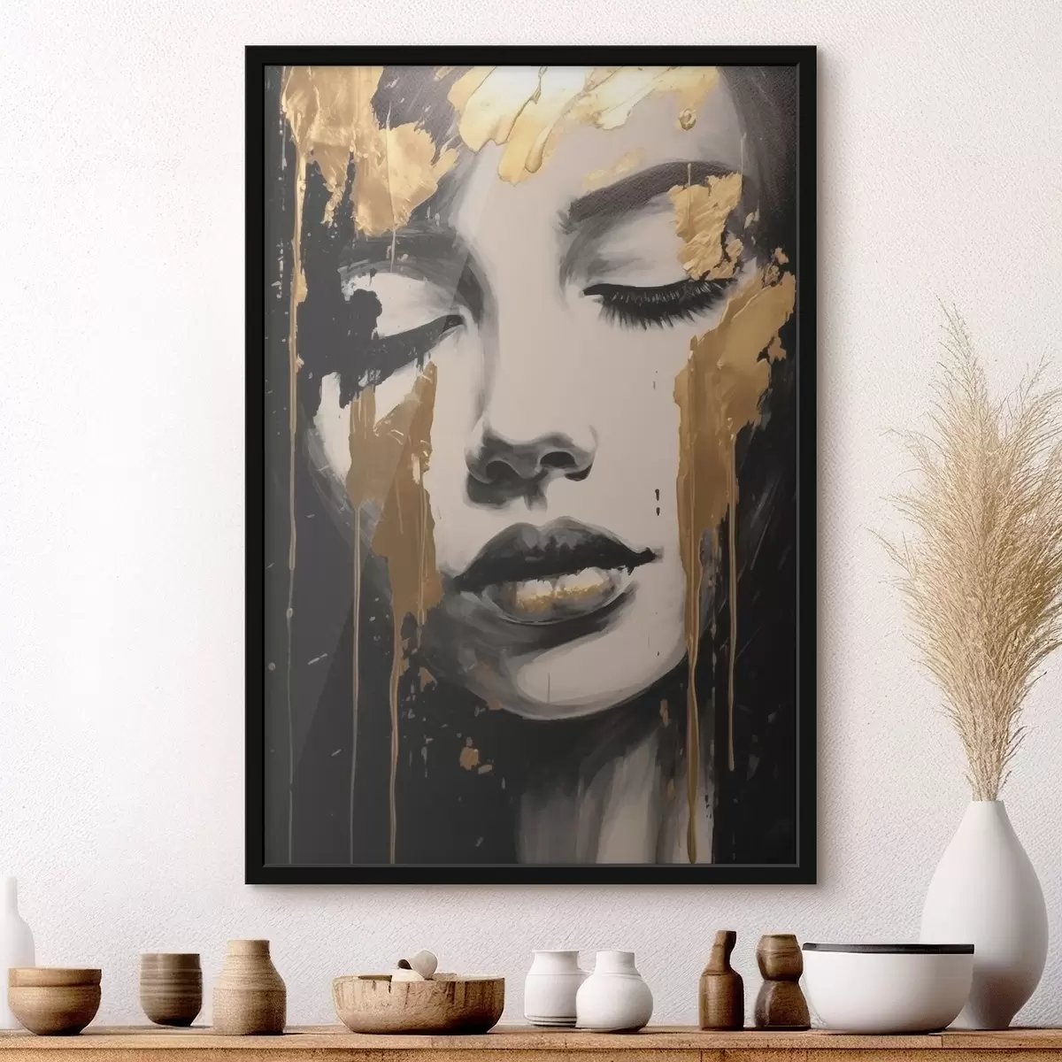 Plakat Naise portree f45468