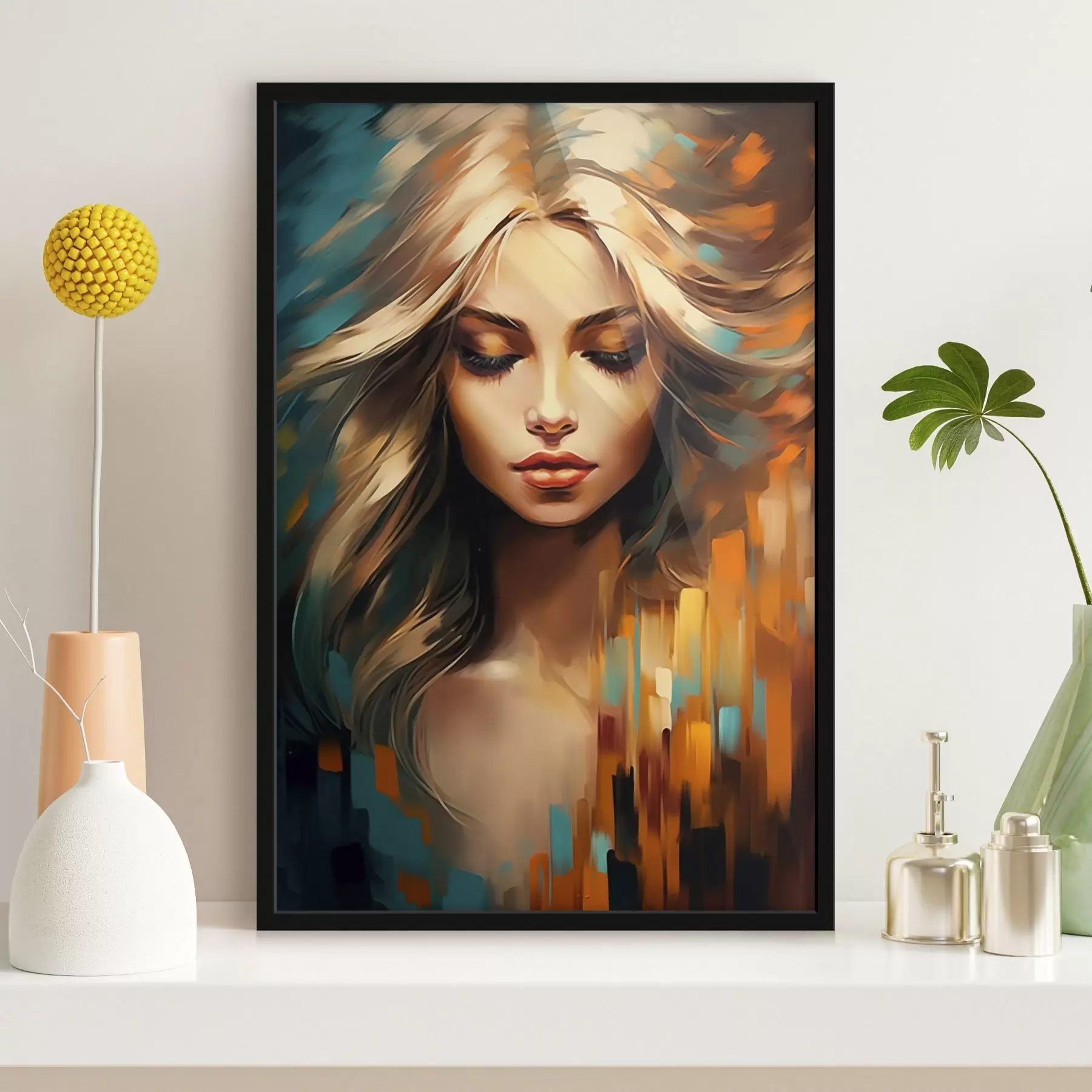 Fototapeedid Abstraktne naiste portree f45469