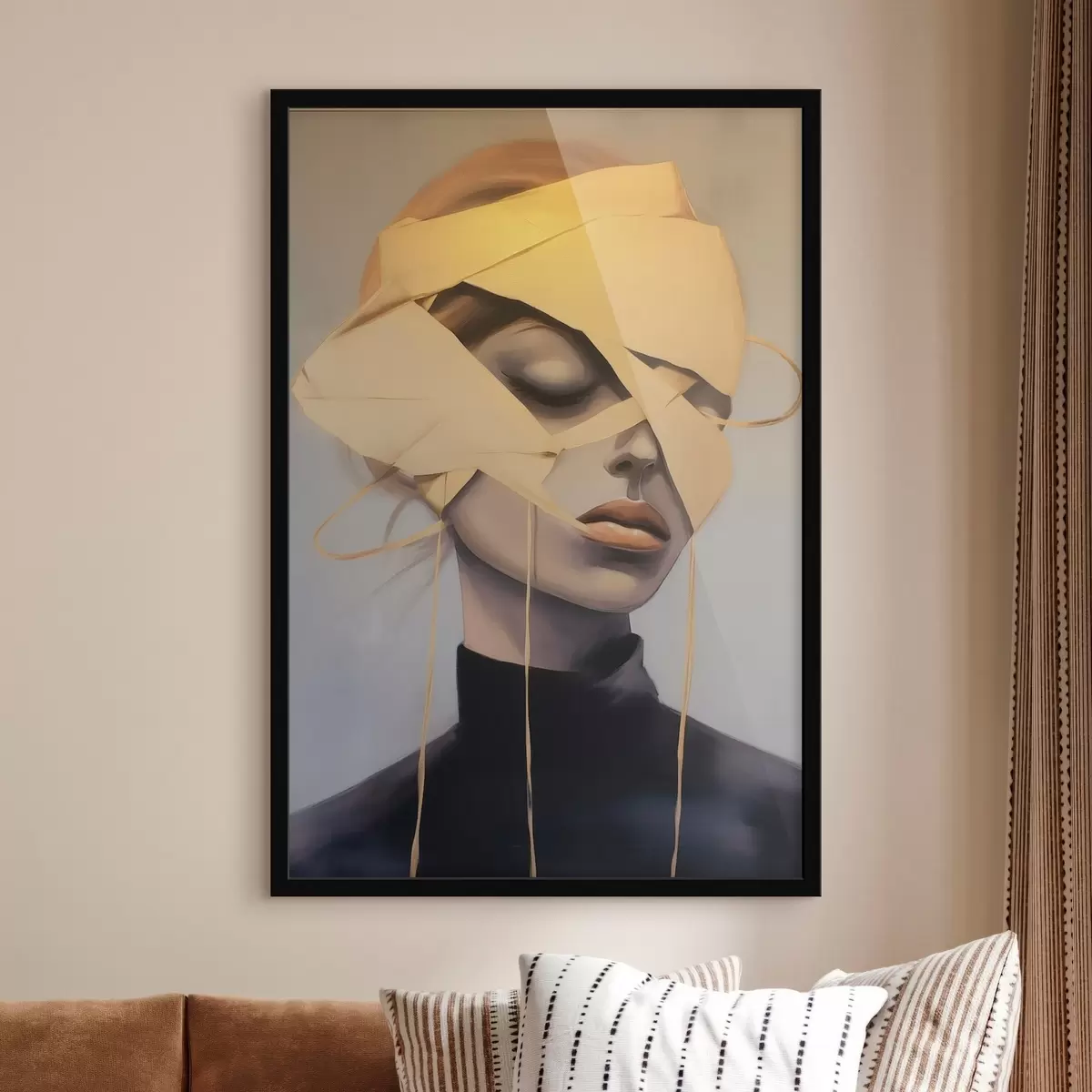 Plakat Naise portree sidemega f45472